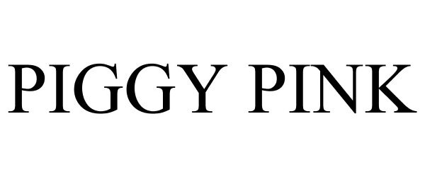 Trademark Logo PIGGY PINK