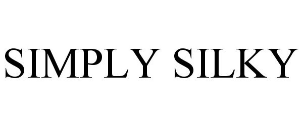 Trademark Logo SIMPLY SILKY