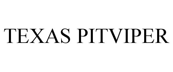 Trademark Logo TEXAS PITVIPER