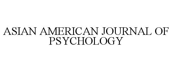 Trademark Logo ASIAN AMERICAN JOURNAL OF PSYCHOLOGY