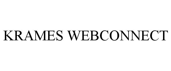 Trademark Logo KRAMES WEBCONNECT