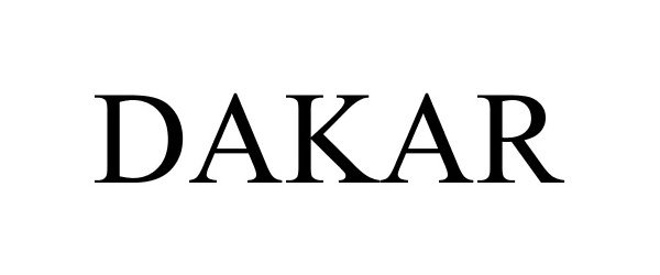 Trademark Logo DAKAR