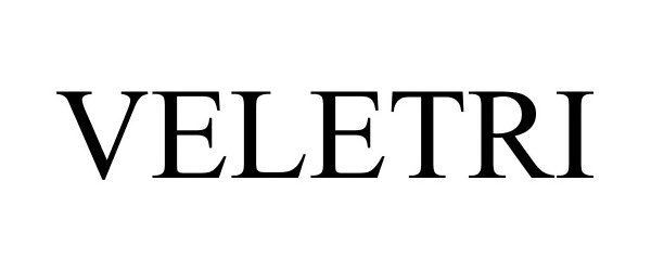 Trademark Logo VELETRI