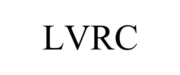 Trademark Logo LVRC