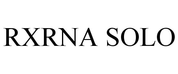  RXRNA SOLO