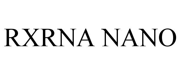  RXRNA NANO