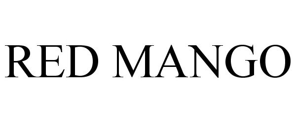 Trademark Logo RED MANGO