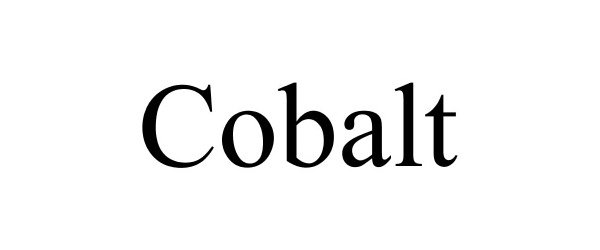 Trademark Logo COBALT