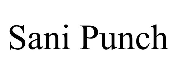 Trademark Logo SANI PUNCH