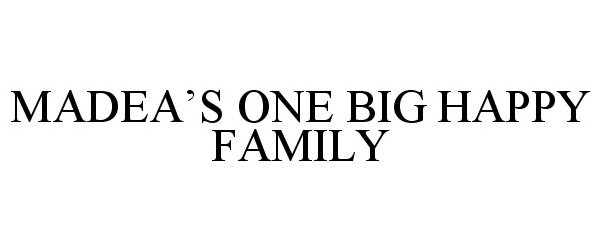  MADEA'S ONE BIG HAPPY FAMILY