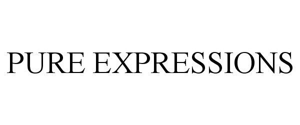 Trademark Logo PURE EXPRESSIONS