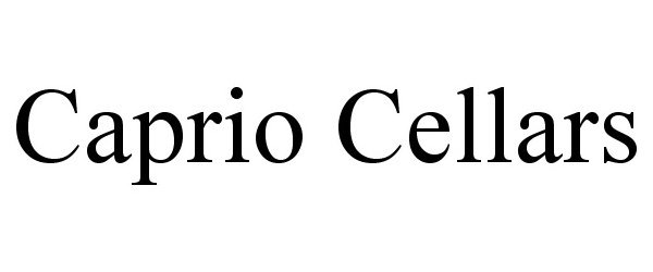 CAPRIO CELLARS