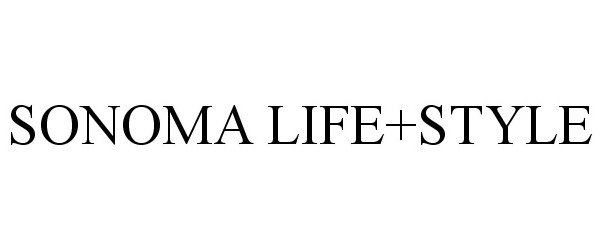  SONOMA LIFE + STYLE