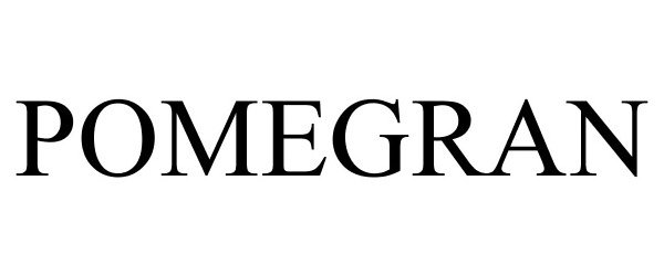 Trademark Logo POMEGRAN