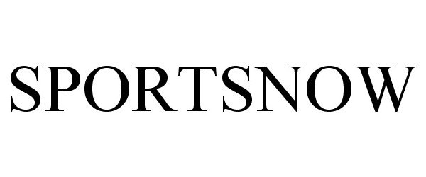 Trademark Logo SPORTSNOW