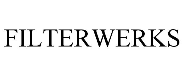 Trademark Logo FILTERWERKS