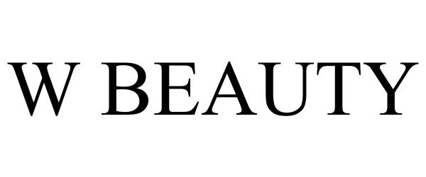Trademark Logo W BEAUTY