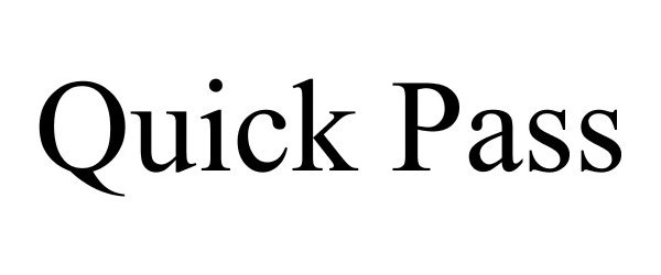 Trademark Logo QUICK PASS
