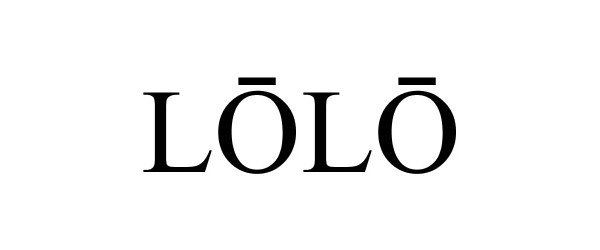 Trademark Logo LOLO
