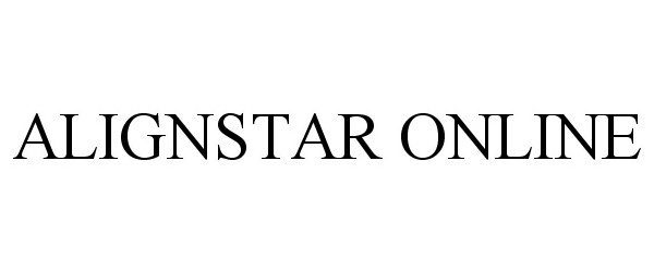 Trademark Logo ALIGNSTAR ONLINE