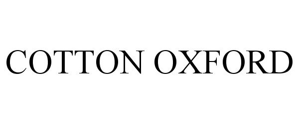  COTTON OXFORD