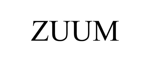 Trademark Logo ZUUM