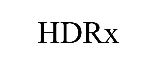 Trademark Logo HDRX