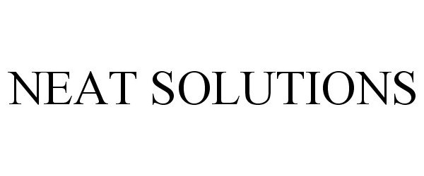 Trademark Logo NEAT SOLUTIONS