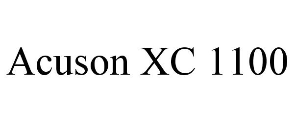 Trademark Logo ACUSON XC 1100