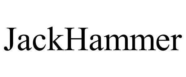 Trademark Logo JACKHAMMER