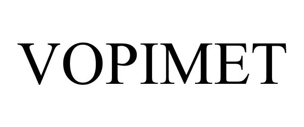 Trademark Logo VOPIMET