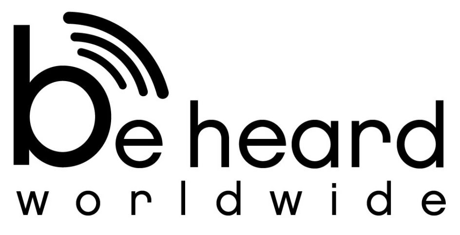 Trademark Logo BE HEARD WORLDWIDE