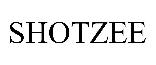 Trademark Logo SHOTZEE