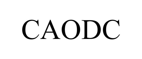 Trademark Logo CAODC