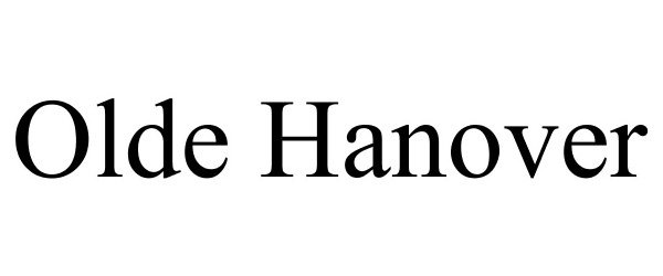 Trademark Logo OLDE HANOVER