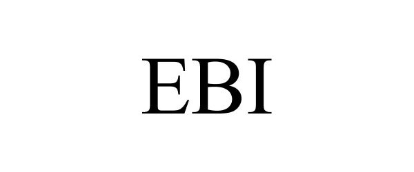 Trademark Logo EBI