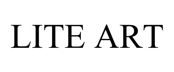 Trademark Logo LITE ART