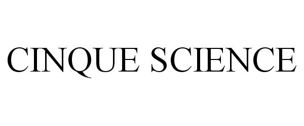  CINQUE SCIENCE