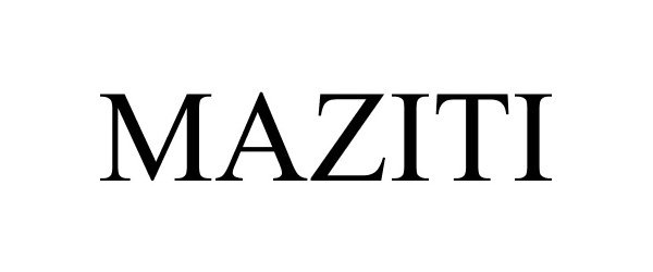 Trademark Logo MAZITI