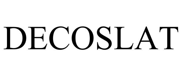 Trademark Logo DECOSLAT