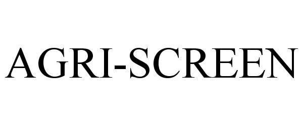 Trademark Logo AGRI-SCREEN