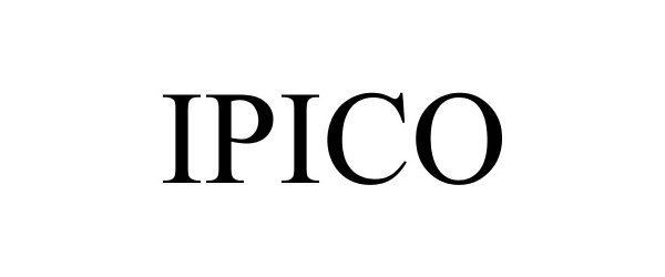 Trademark Logo IPICO