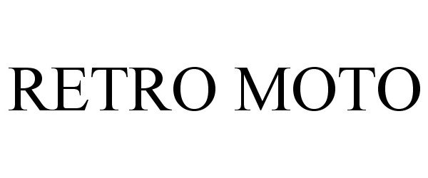 Trademark Logo RETRO MOTO
