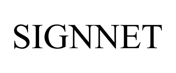 Trademark Logo SIGNNET