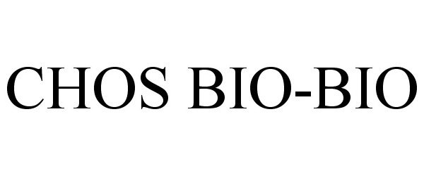 Trademark Logo CHOS BIO-BIO