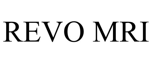 Trademark Logo REVO MRI