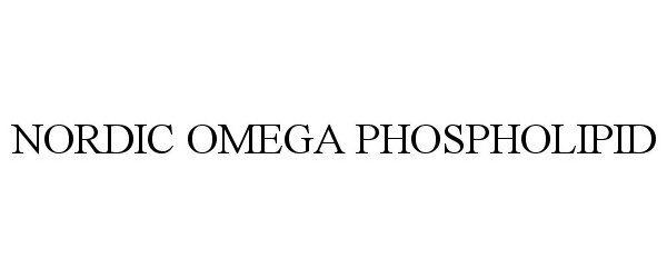  NORDIC OMEGA PHOSPHOLIPID