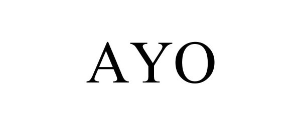 Trademark Logo AYO