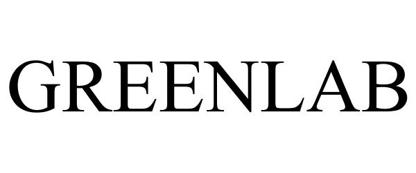 Trademark Logo GREENLAB