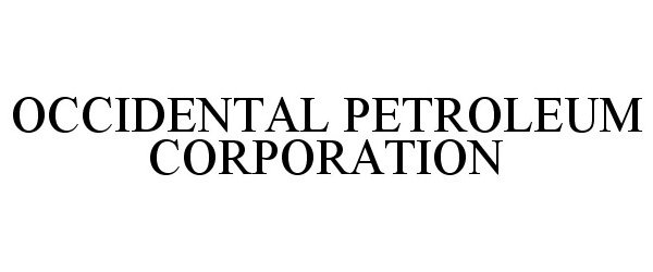 Trademark Logo OCCIDENTAL PETROLEUM CORPORATION